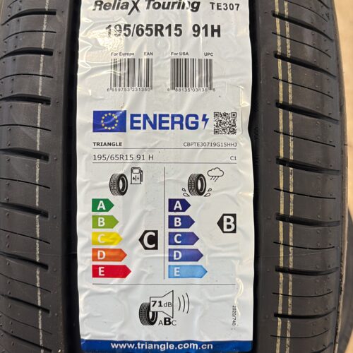Triangle ReliaX Touring TE307 195/65 R15 91H kesärengas Triangle ReliaX Touring TE307 195/65 R15 91H kesärengas / Renkaiden asennus 50-100€