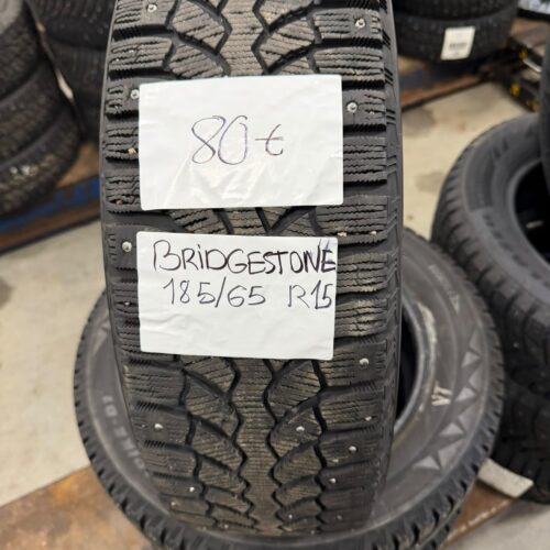 304f0894-03a2-402c-9d42-459daa45a31d Bridgestone nastarenkaat 185/65-15 käytetyt 4kpl /Renkaiden asennus 50-100€